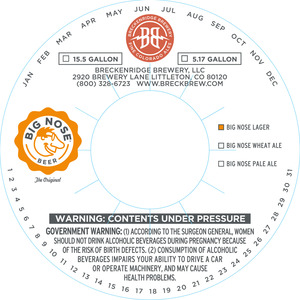 Breckenridge Brewery Big Nose Lager October 2015