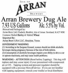 Arran Brewery Dug October 2015