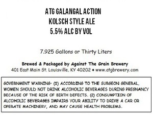 Against The Grain Brewery Atg Galangal Action