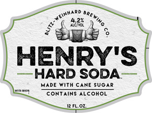 Henry's Hard Soda Hard Ginger Ale October 2015