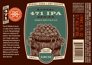 Breckenridge Brewery Barrel 471 IPA Series Double IPA-simcoe November 2015