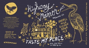 Highway Manor Brewing Company Taste My Place November 2015
