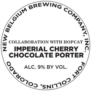 New Belgium Brewing Company, Inc. Imperial Cherry Chocolate Porter October 2015