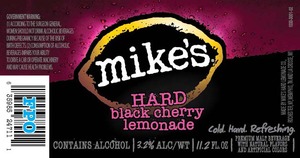 Mike's Black Cherry Lemonade October 2015