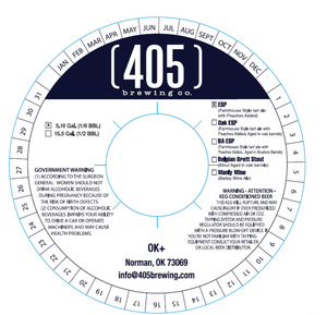 405 Brewing Co. Esp October 2015