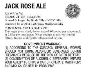 Jack Rose Ale 