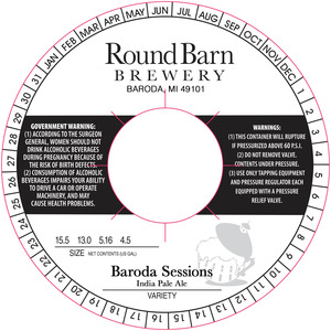 Round Barn Brewery Baroda Sessions IPA