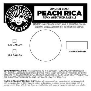 Concrete Beach Peach Rica