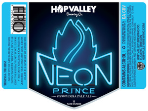 Hop Valley Brewing Co. Neon Prince