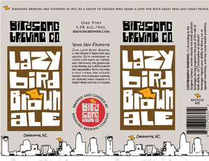 Birdsong Lazy Bird Brown Ale 
