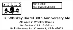 Bell's Tc Whiskey Barrel 30th Anniversary Ale
