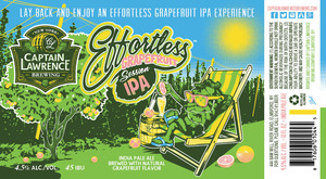 Captain Lawrence Brewing Co Effortless Grapefruit IPA