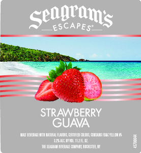 Seagram's Escapes Strawberry Guava November 2015