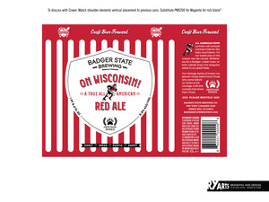 On Wisconsin Red Ale November 2015