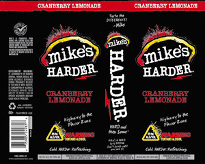 Mike's Harder Cranberry Lemonade November 2015