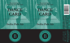 Dance Card India Pale Ale November 2015