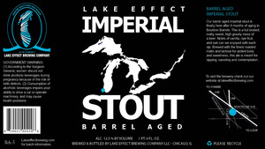 Lake Effect Brewing Company Imperial Stout November 2015