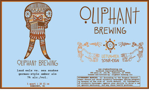 Oliphant Brewing Land Eels Vs. Sea Snakes November 2015