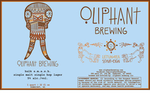 Oliphant Brewing Hulk S.m.a.s.h. November 2015