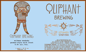 Oliphant Brewing LLC Milkman Manbaby November 2015