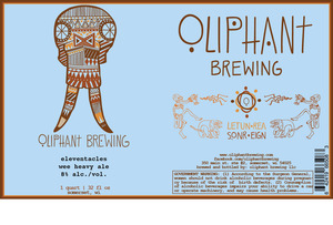 Oliphant Brewing Eleventacles November 2015