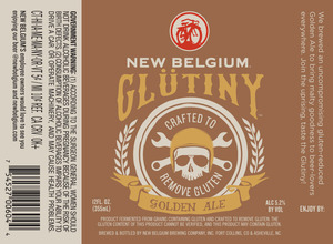 New Belgium Brewing Glutiny Golden Ale November 2015