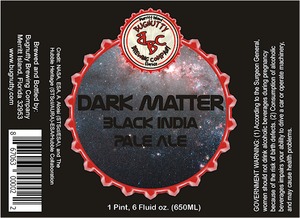 Bugnutty Brewing Company Dark Matter Black IPA November 2015