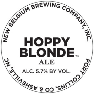 New Belgium Brewing Company, Inc. Hoppy Blonde November 2015