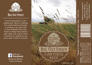 Big Barn Brewing Co Strong Oat Stout December 2015