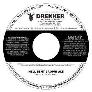 Hell Bent Brown Ale December 2015