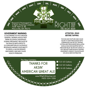 5 Rights Brewing November 2015