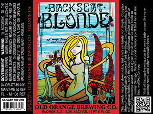 Old Orange Brewing Co. Backseat Blonde
