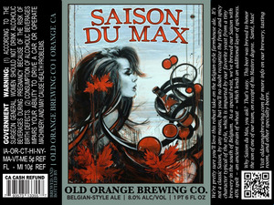 Old Orange Brewing Co. Saison Du Max