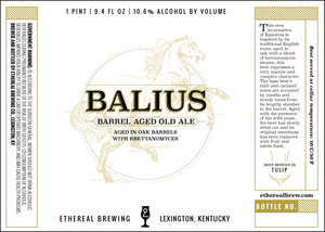 Ethereal Brewing Balius December 2015