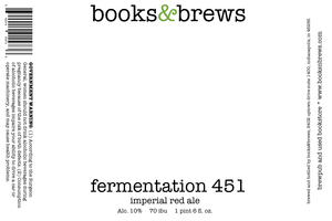 Books & Brews Fermentation 451 December 2015