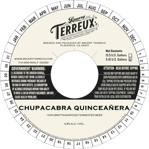 Bruery Terreux Chupacabra Quinceanera