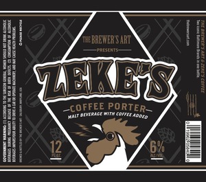 The Brewer's Art Zele's Coffee Porter December 2015