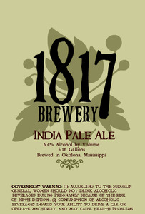 1817 Brewery December 2015
