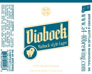 54-40 Brewing Company Diobock December 2015