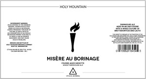 Holy Mountain MisÈre Au Borinage