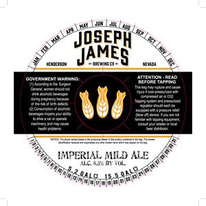 Joseph James Brewing Co., Inc. Imperial Mild December 2015