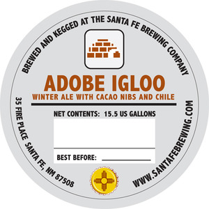 Santa Fe Brewing Co. Adobe Igloo January 2016