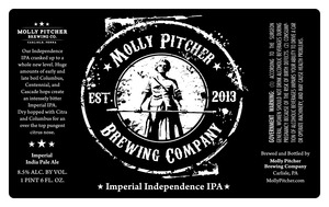 Molly Pitcher Brewing Company Imperial Independence IPA