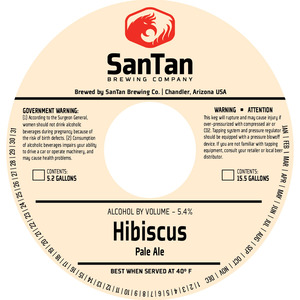 Hibiscus Pale Ale January 2016