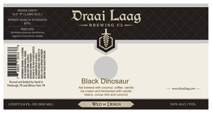 Draai Laag Black Dinosaur