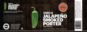 Country Boy Brewing Barreled Jalapeno Smoked Porter January 2016