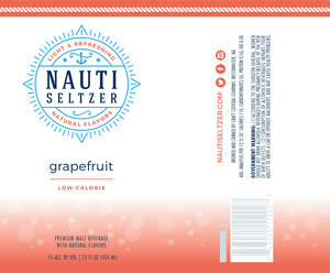 Nauti Seltzer Grapefruit