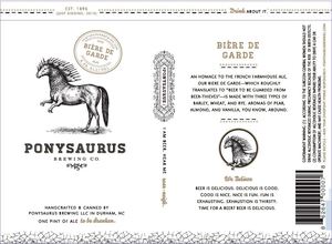 Ponysaurus Brewing Co. Biere De Garde
