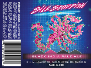 Silk Scorpion Black India Pale Ale January 2016