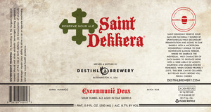 Saint Dekkera ExcommuniÉ Deux January 2016
